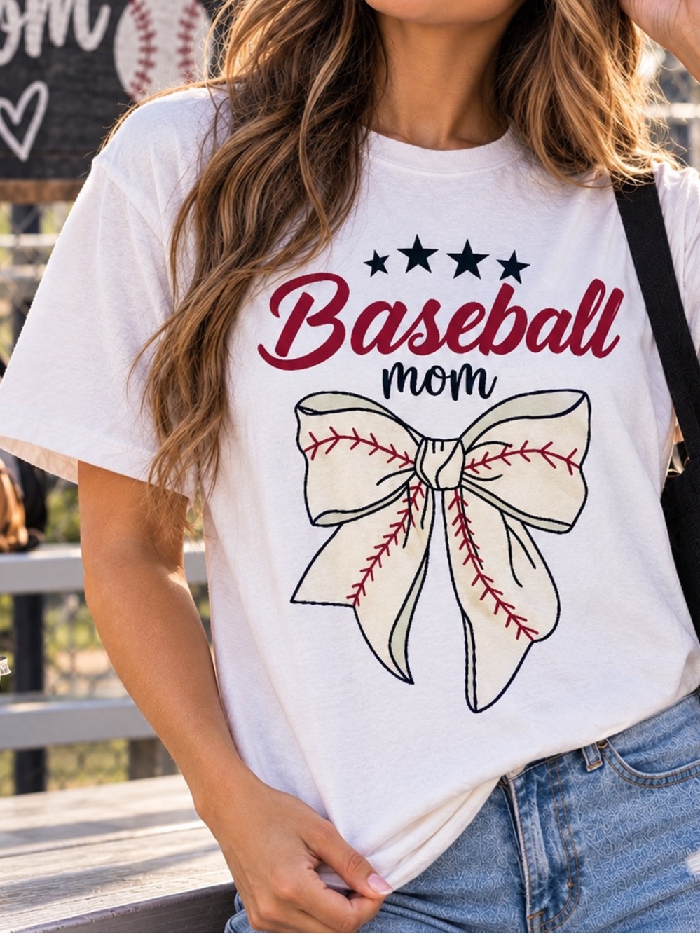 Baseball Mom Graphic T- Shirt Women’s